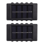 Pack : 2 X Applique Murale Solaire à 10 LED (Lumière Blanche) – Image 4