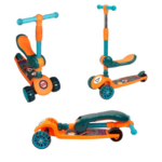 Trottinette 3 roues pliable avec siège – Image 3