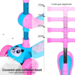 Trottinette 3 roues pliable avec siège – Image 6