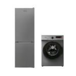 Pack RÉFRIGÉRATEUR COMBINÉ TELEFUNKEN INOX  FRIG-373I + Machine à laver 7 kg orient