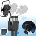 SUPPORT TELEPHONE- PORTE-GOBELET- CARTES-K801- POUR VOITURE – Image 2