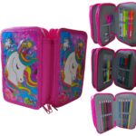 Trousse à crayons Unicorn 33 pièces
