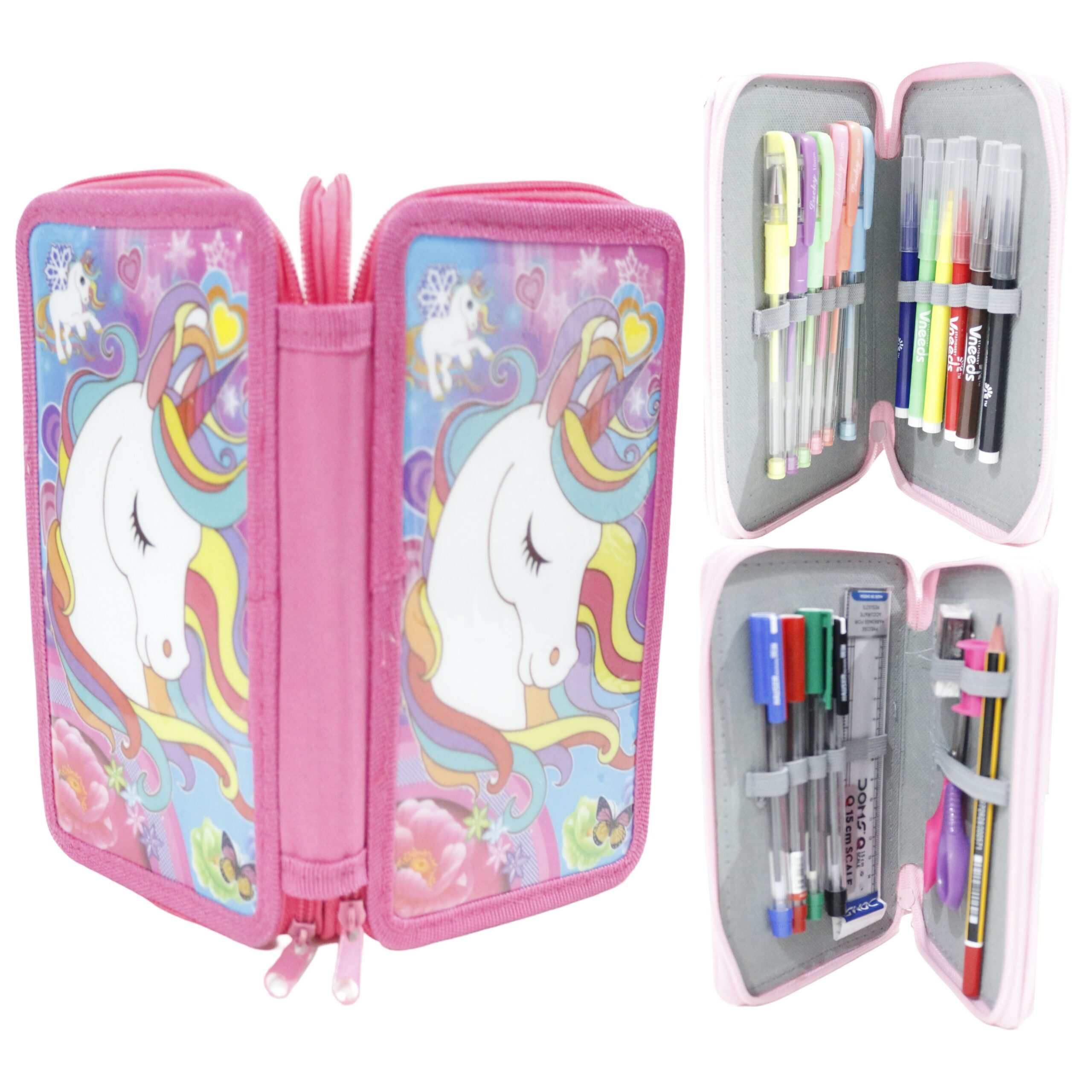 TROUSSE A CRAYONS MODEL LOCORNE-TUNISIE-RENTREE SCOLAIRE-promo-deal-promodeal - Copie Trousse à crayons Unicorn 22 pièces – Image 1