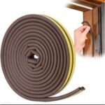 Joint isolant sonore et froid profil D pour fenêtre et porte Blanc – Image 6