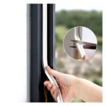 Joint isolant sonore et froid profil D pour fenêtre et porte Blanc – Image 8