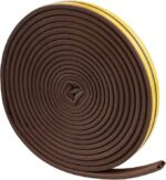 Joint isolant sonore et froid profil D pour fenêtre et porte Blanc – Image 5