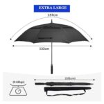 Grand parapluie double couche automatique avec technologie coupe-vent – Image 2