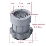 Lot de 4 supports Hauteur réglable - Antidérapant – Image 3