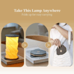 Lampe Pliable Rechargeable Compacte – Design inspiré van gogh – Image 4