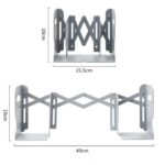 Support de Livre Rétractable_ Étagère à Livres Rétractable – Image 2