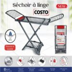 Sèche Linge Plastique Pliable – Costo_Gris