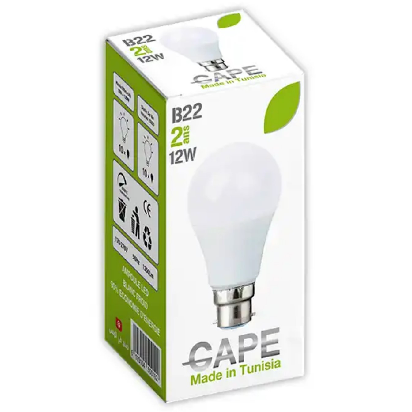 Ampoules Led B22 – 12W-eclarage-tunisie-promo-deal Ampoules Led B22 12W – Image 1
