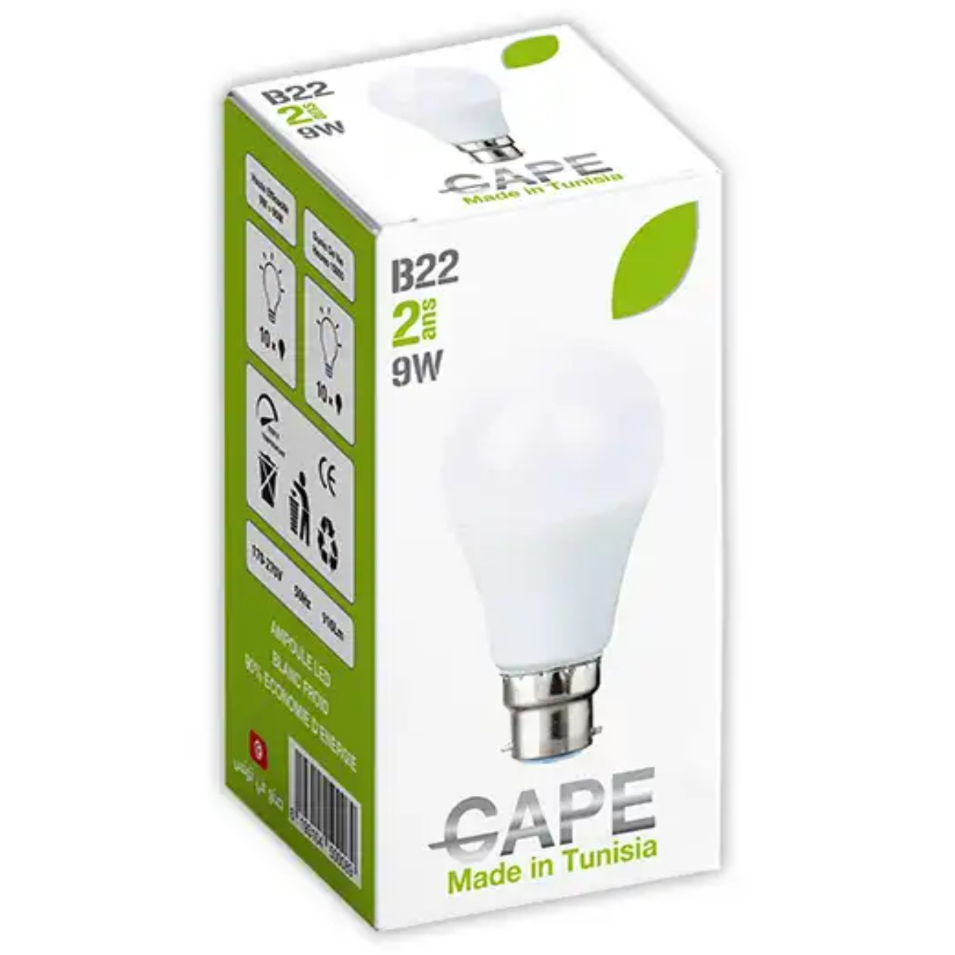 Ampoules Led B22 – 9W-eclarage-tunisie-promo-deal Ampoules Led B22 9W – Image 1
