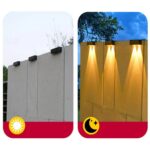 Pack 4 Appliques de coin LED solaire étanche – Image 4