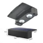Pack 4 Appliques de coin LED solaire étanche – Image 2