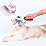 Brosse de toilettage autonettoyante pour chiens et chats – Image 3