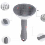 Brosse de toilettage autonettoyante pour chiens et chats