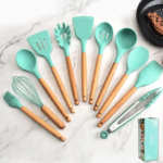 Ensemble d'ustensiles de cuisine en silicone – Image 2