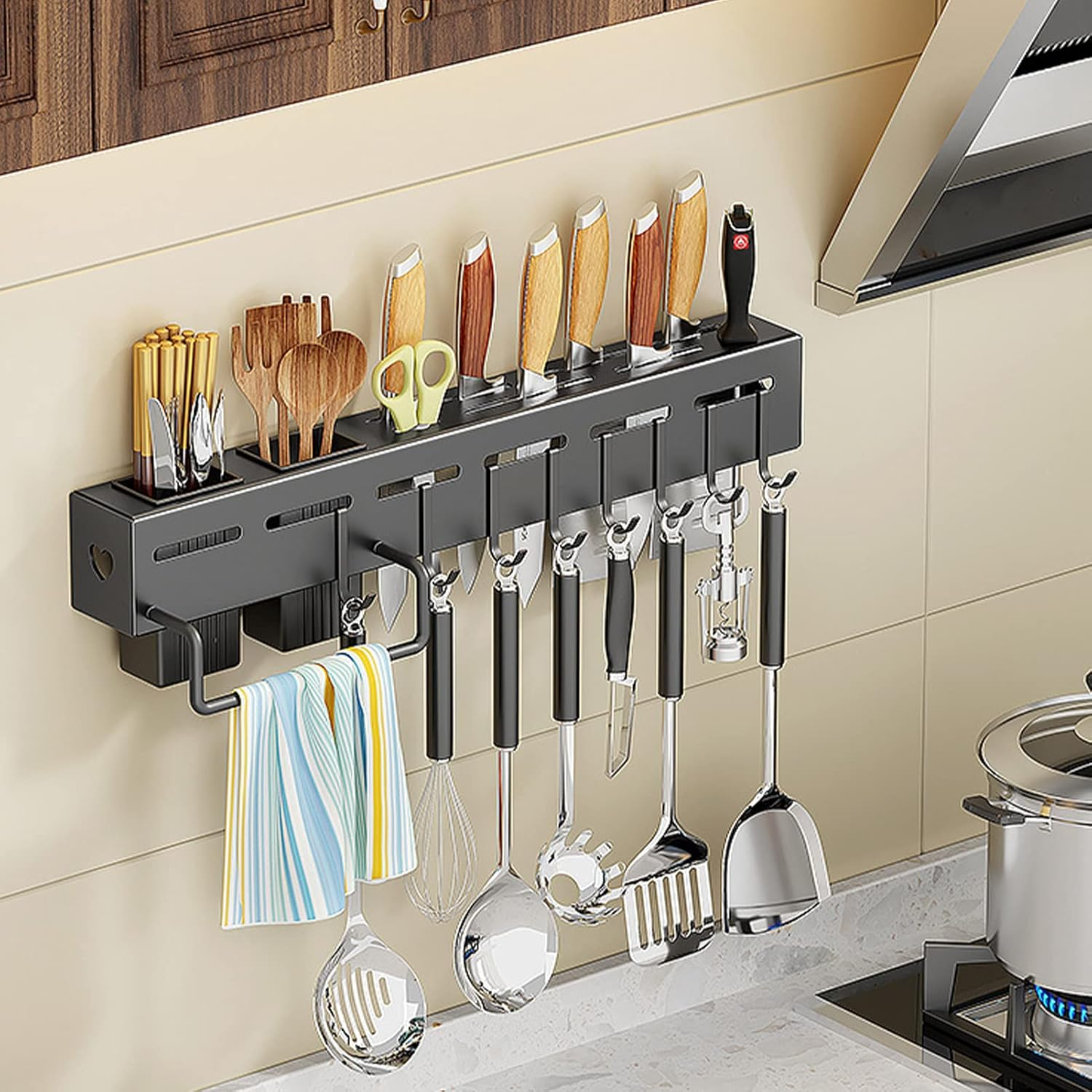 Support-murale-ustensiles-Cuisine-promo-deal-tunisie Support murale ustensiles de Cuisine – Image 1