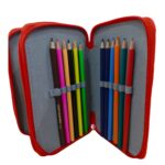 Trousse à crayons Miraculous 33 pièces Rouge – Image 3