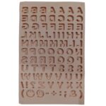 Moule silicone à gâteau forme lettres alphabets – Image 2