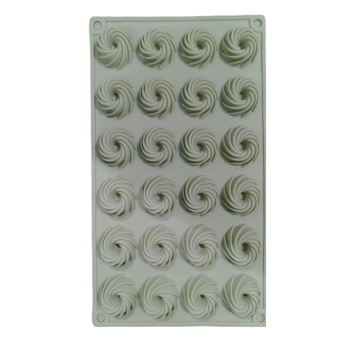 moule-alimentaire-spirale-chocolat-silicone-tunisie-promo-deal2 Moule silicone à gâteau forme spirale 24 Pièces – Image 1