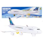 Avion jouet rotatif à 360° avec lumières et sons 787