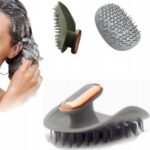 Brosse de massage vibrante pour cheveux
