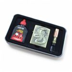 Coffret Briquet De Luxe Métallique motif COBRA