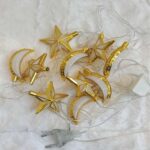 Guirlande lumineuse LED doré motif étoile et lune – Image 4