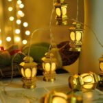 Guirlande lumineuse LED doré motif P Fanous 2.80 cm – Image 2