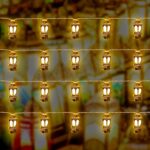 Guirlande lumineuse LED doré motif P Fanous 2.80 cm – Image 6