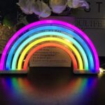 Enseignes au néon motif Arc-en-ciel