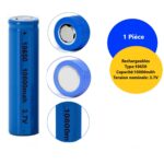 Pile rechargeable 3.7 V-18650 10800mAh