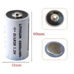 Batterie Pile rechargeable aste 1.5V, taille D, 6000mWh, LR20, Lithium