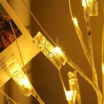 Porte photos en forme d'arbre lumineuse – Image 2