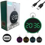 Réveil numérique modèle rond CH8025 – Image 3