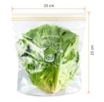 40 Sacs de congélation alimentaire à double fermeture à glissière 23X25cm – Image 2