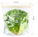 15 Sacs de congélation alimentaire à double fermeture à glissière 27X28 cm – Image 2