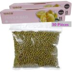 30 Sacs de congélation alimentaire à double fermeture à glissière 27X28 cm