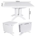 Table Holidays pliable 120cm x  75cm