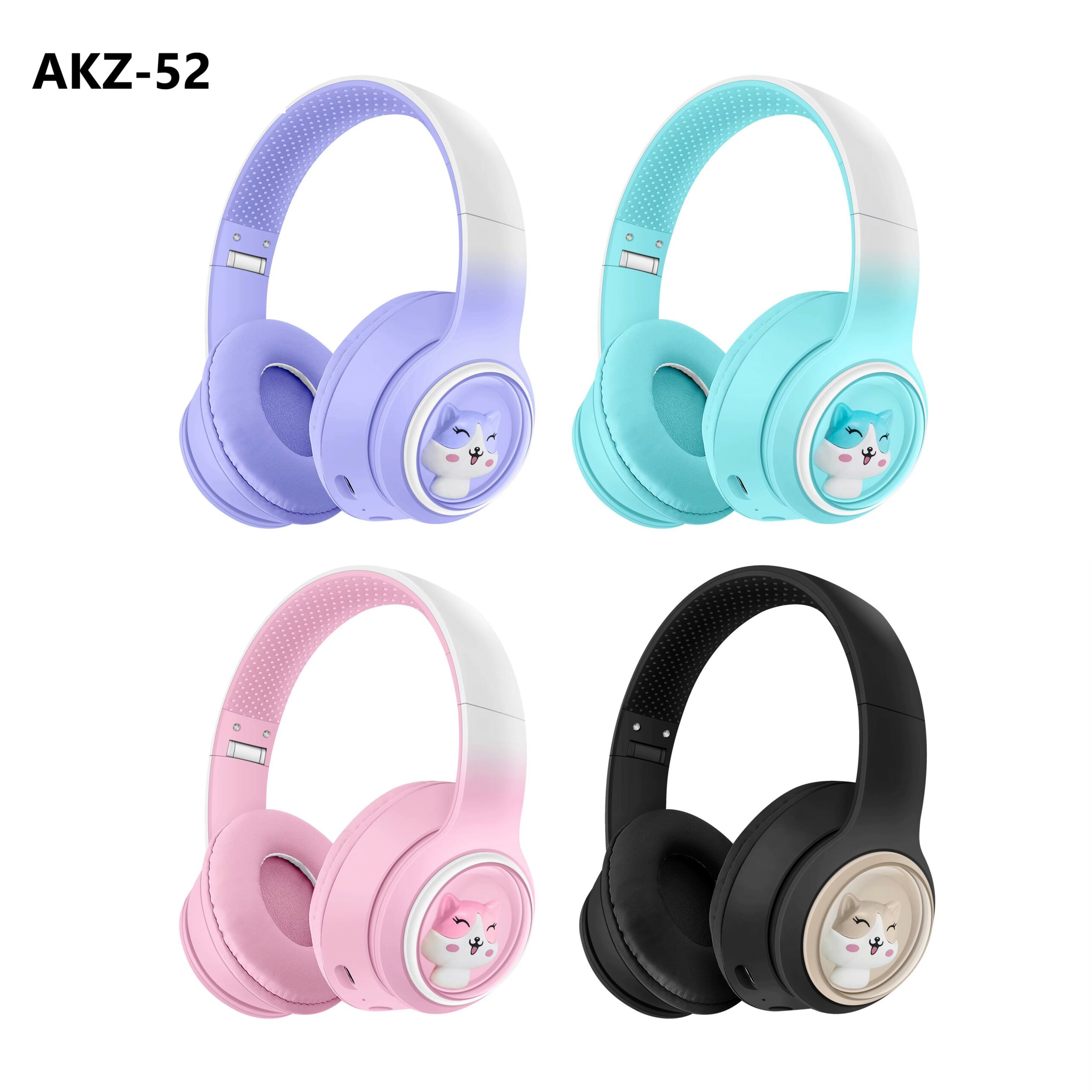 casque-musique-enfant-jeu-lumière-pliable-garçon-fille-AKZ52-promodeal-tunisie-2 Casque sans fil pour enfant Akz52 – Image 1