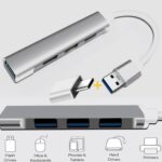 Adaptateur Hub USB / TYPE C vers 4 Ports USB AVEC