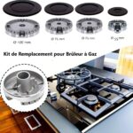Kit de Remplacement 4 Brûleurs à Gaz – Pack de 4 Couvercles