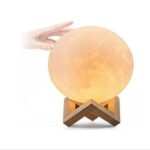 Veilleuse forme de lune 3D 2 couleurs 16.5 cm – Image 5