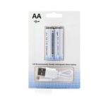 Lot de 2 Piles AA Rechargeable 1,5 V, 2200 mWh – Image 4
