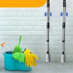 Lot de 2 support en plastique pour balai et serpillère – Image 4