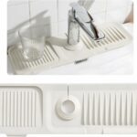 Tapis plateau en silicone Robinet D'évier Cuisine