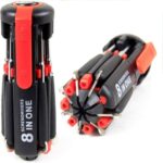 Tournevis multifonctions  8 en 1 avec lampe torche à 6 LED – Image 3