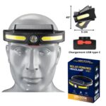 Lampe frontale solaire rechargeable